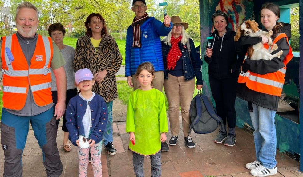 Help paint a mural that will transform Exmouth’s Phear Park shelter